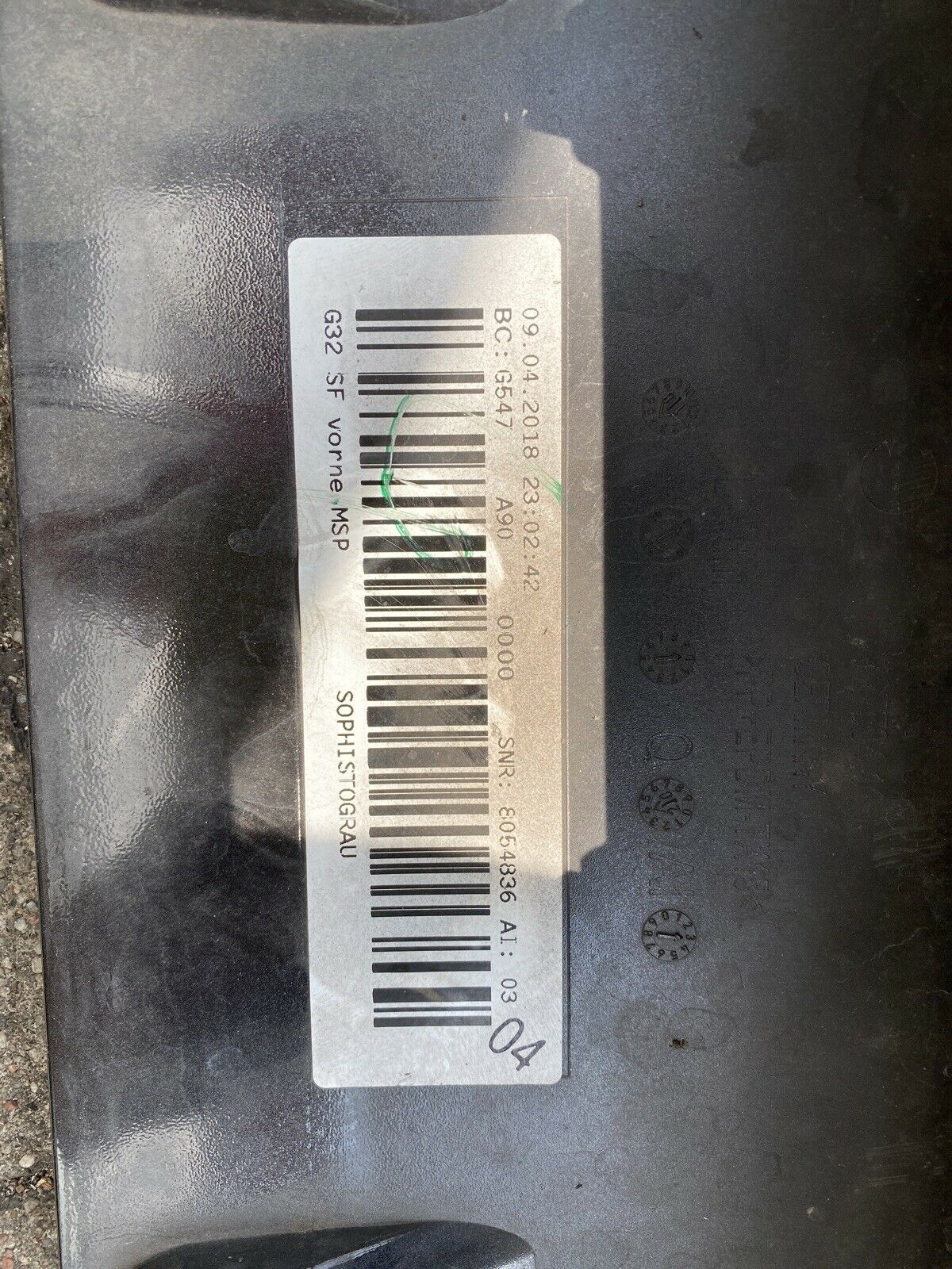 BMW 6er G32 M Paket Stoßstange PDC PARKASSISTENT SPORTPAKET GT 8069703 Sophisto