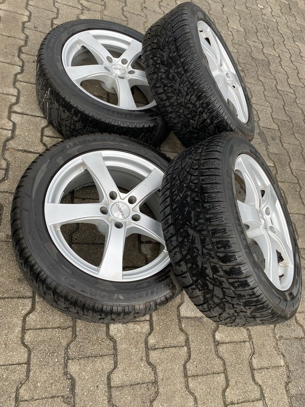 BMW F07 GT F01 DEZENT Alufelgen Winterreifen DUNLOP SP 245 50 R18 100H RSC RDCI