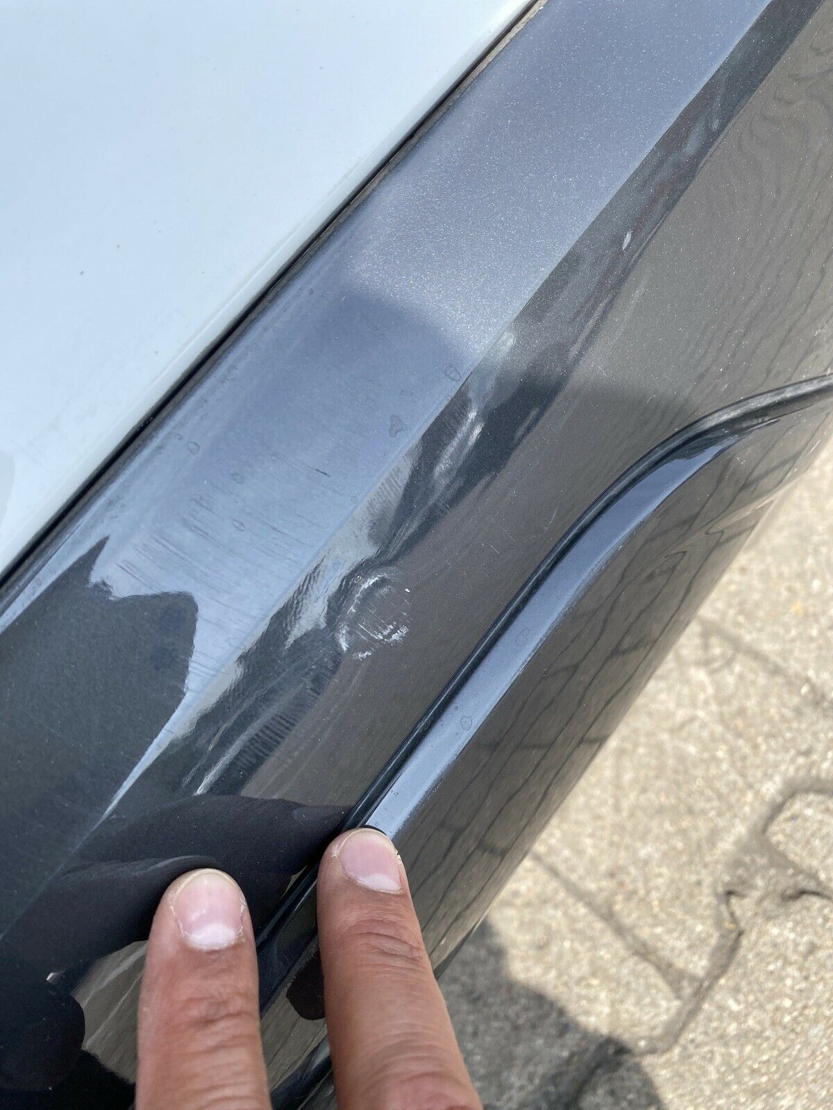 BMW X3 G01 M PAKET Stoßstange DIFFUSOR HI. aktuelles Modell ALPINWEISS 8089729