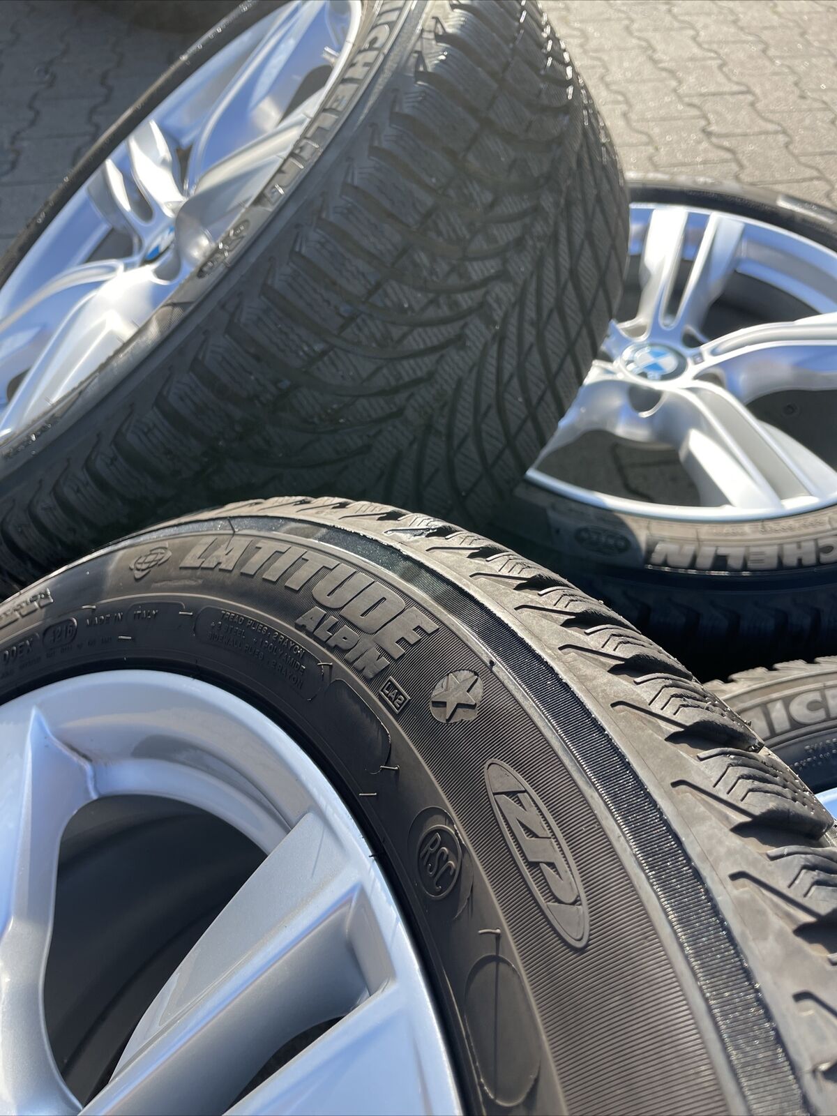 BMW X5 F15 ALUFELGEN M467 RDCI 7846786 MICHELIN RSC WINTERREIFEN 255 50 R19 107V