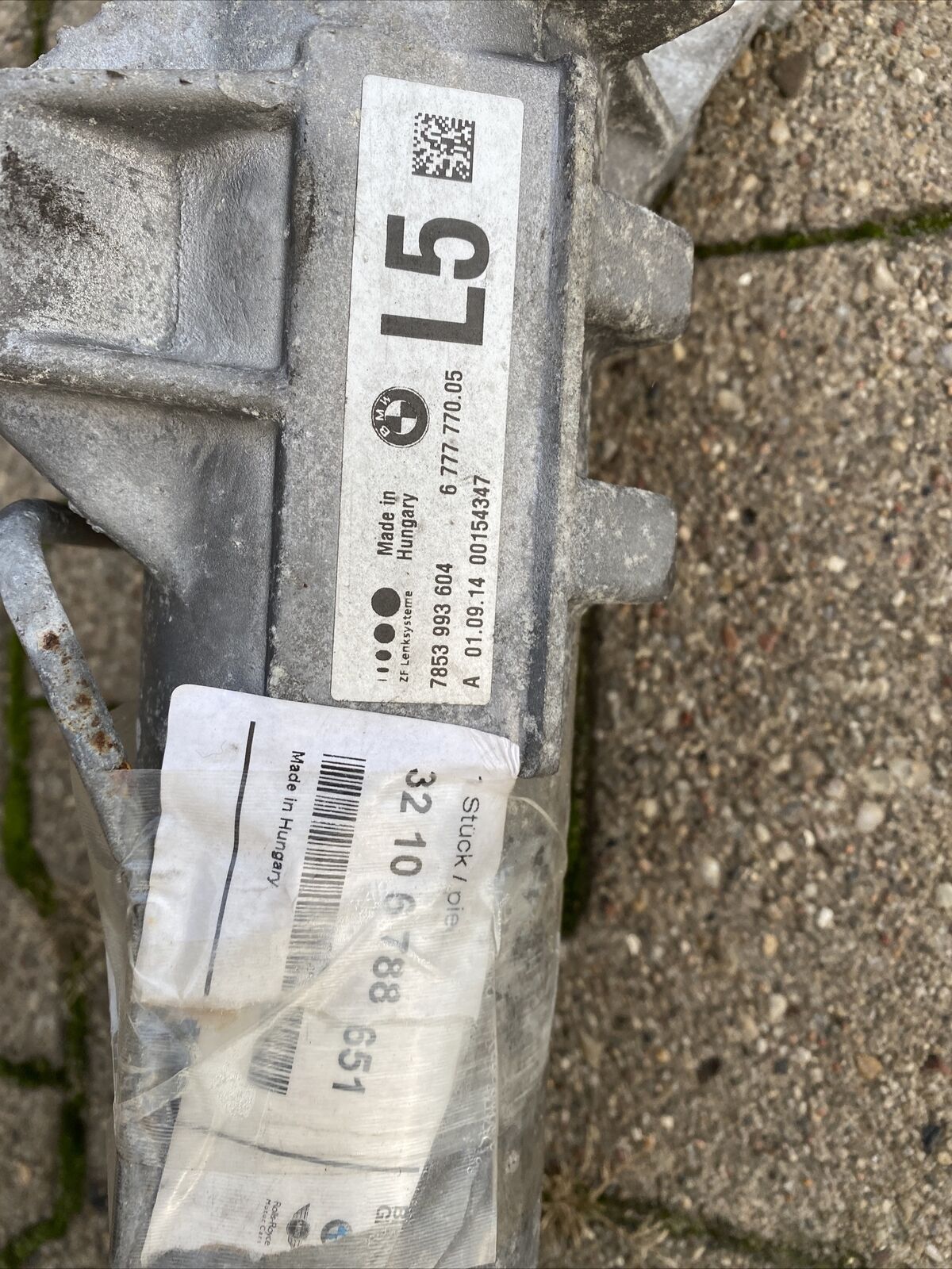 BMW F10 F11 F06 F12 F01 LENKGETRIEBE 6788651 inkl Spurstange Servotronic