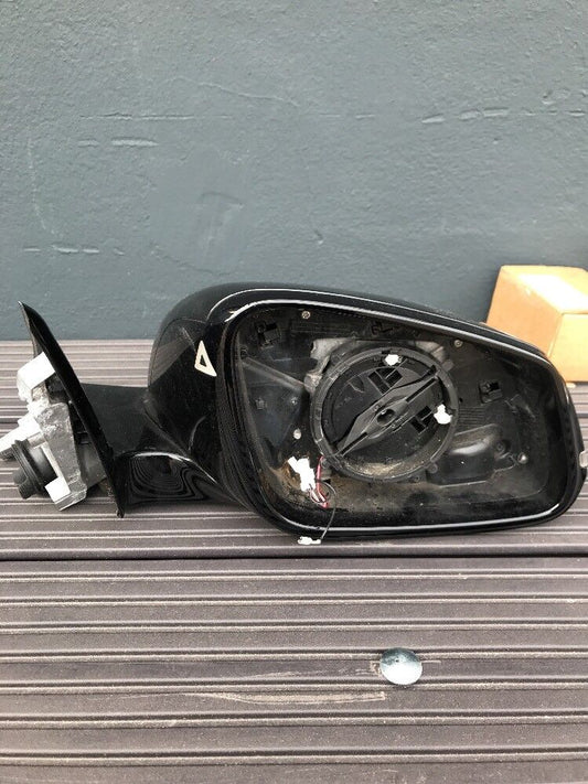 BMW F30 F31 Aussenspiegel Spurwechsel Elektrochrom Anklappbar Glanz Schwarz M R.