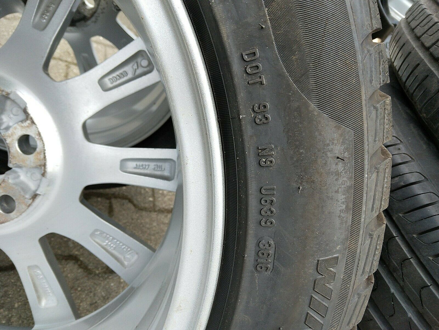 JAGUAR XE ALUFELGEN 7x17 ET48.5 VOLVO FORD Winterreifen 205 55 r17 95H GX73-1007