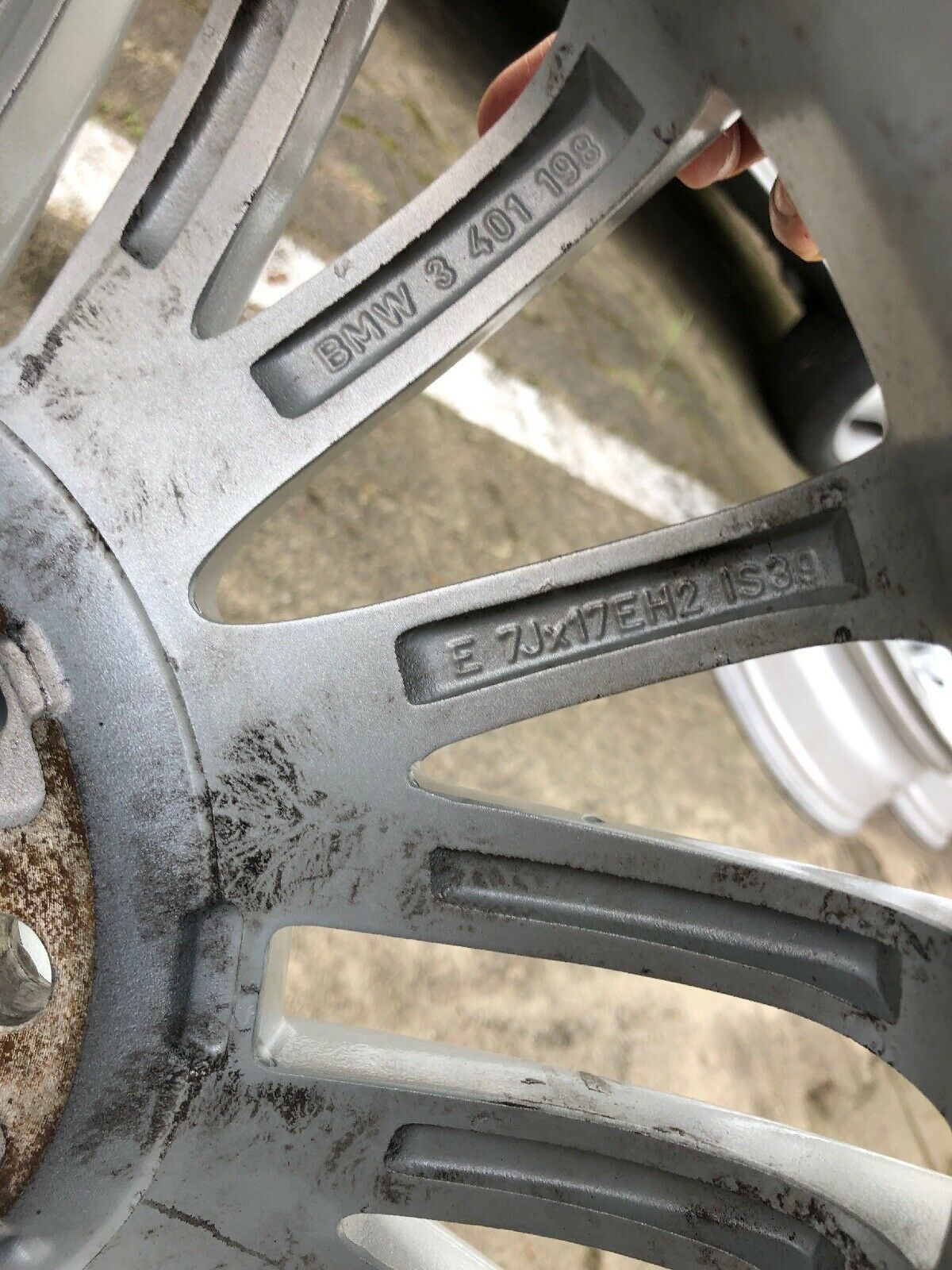 ORIGINAL BMW X3 E83 ALUFELGEN 7x17 Styling 110 TN 3401198 GUTER ZUSTAND