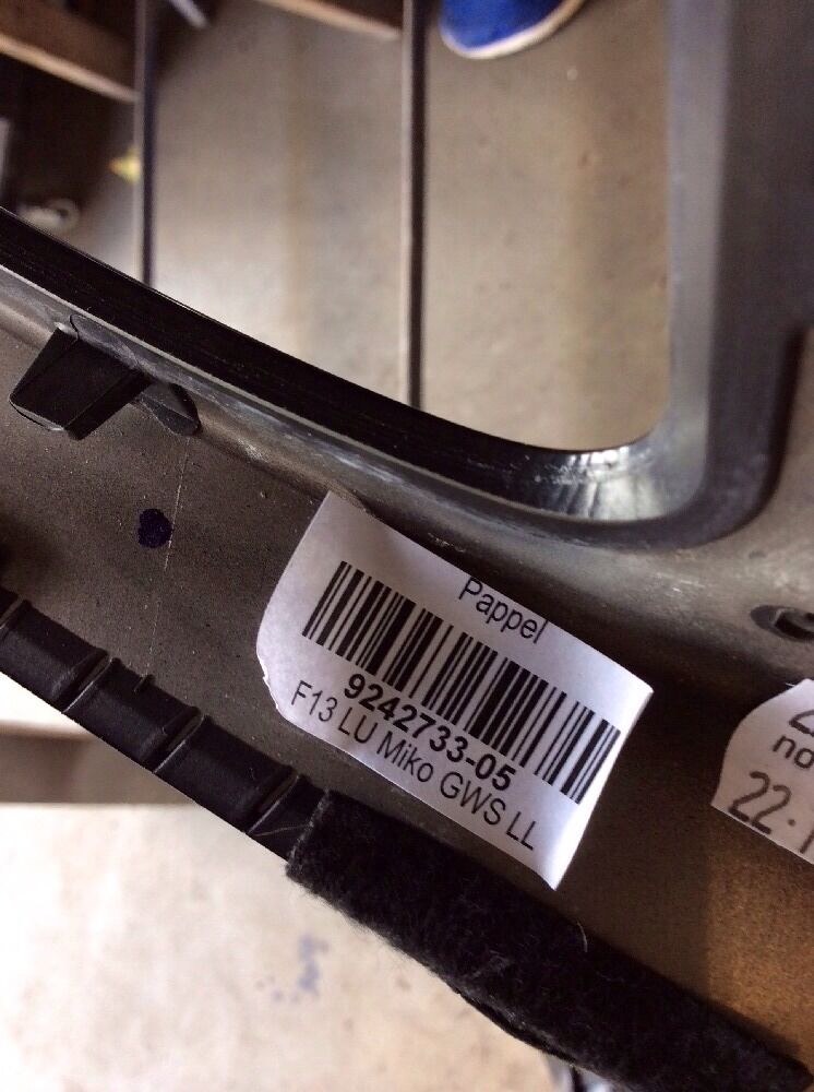 BMW F06 F12 F13 Mittelkonsole Dekorblende Interieurleisten Pappel GRAU 9197515