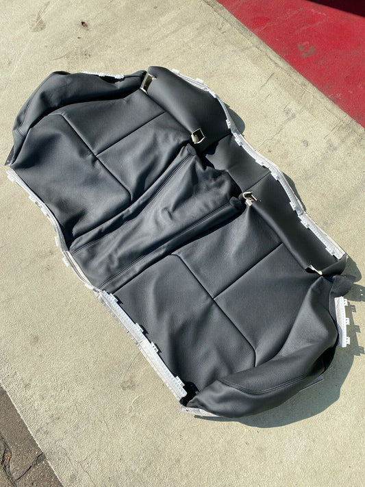 Original NEUWERTIGE BMW F36 Sitzbezug hinten Rücksitz Leder schwarz 7345612