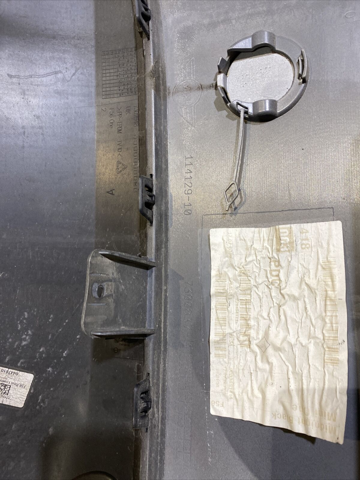 ORIGINAL MINI COOPER ONE F56 Stoßstange hinten 7300837 mit PDC SPOILER