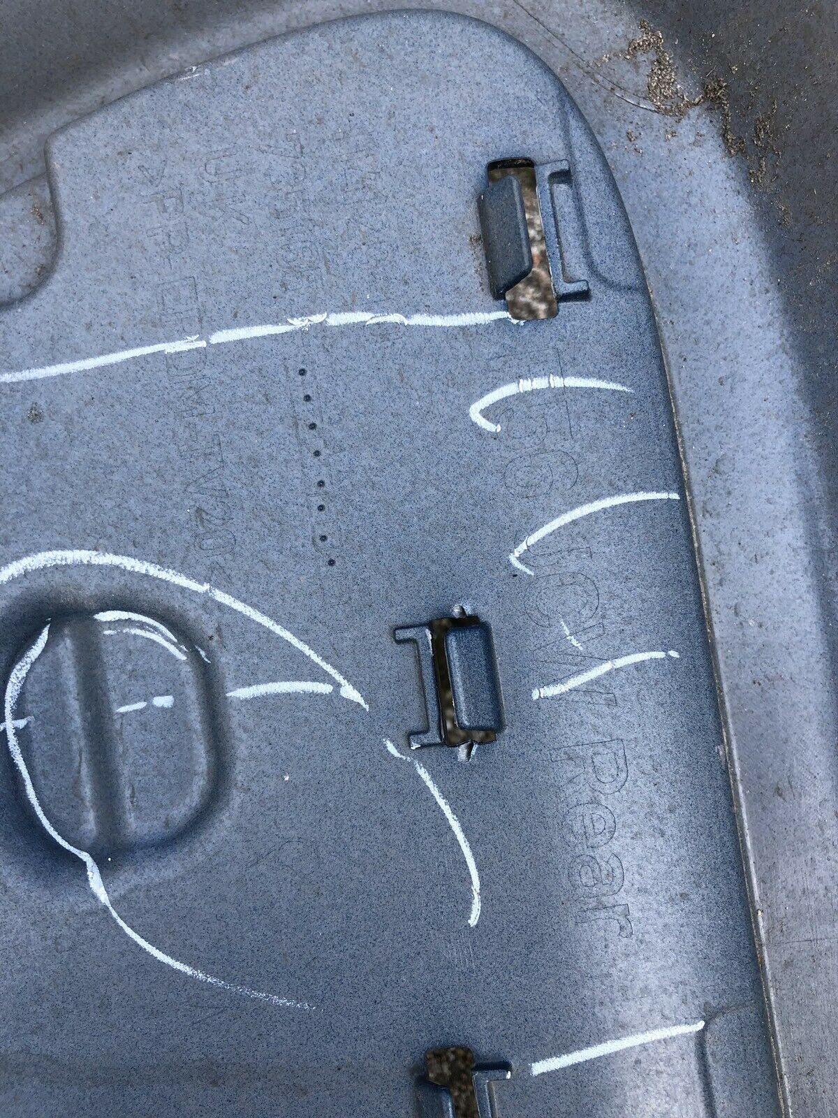 ORIGINAL MINI COOPER JCW S F56 Stoßstange hinten 7351653