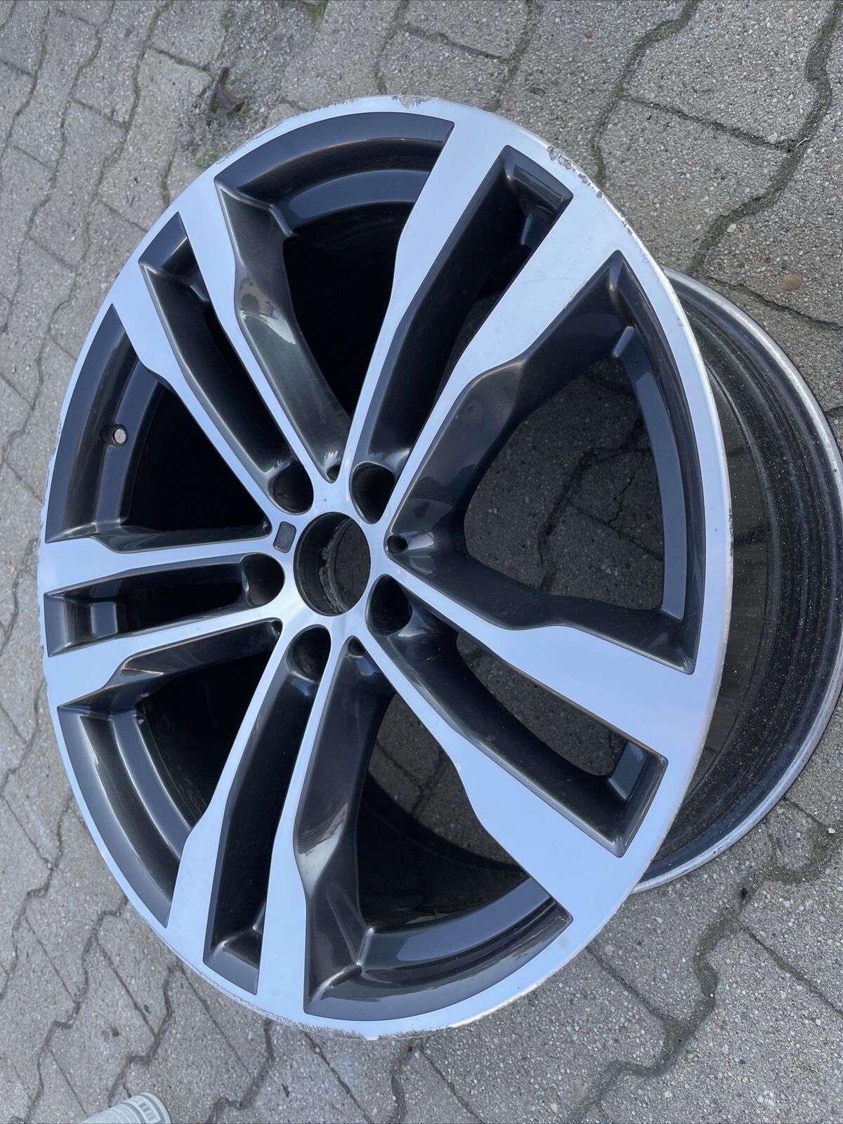 1x BMW X5 F15 X6 F16 ALUFELGE M468 ANTHRAZIT 7846788 VORDERACHSE M PAKET