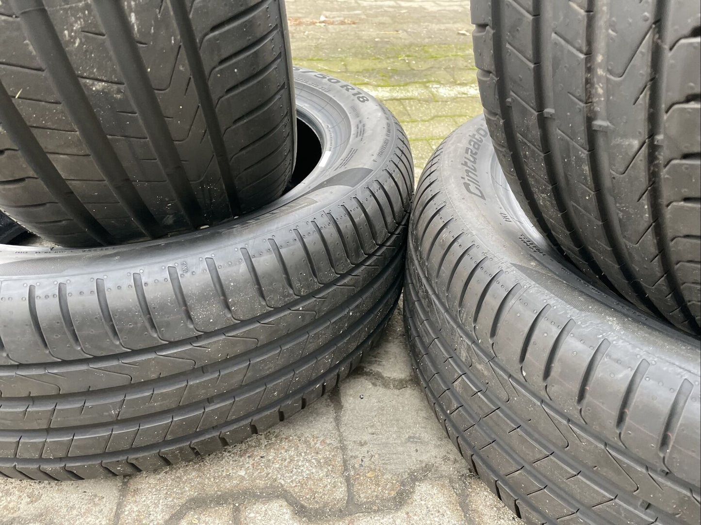 4x NEUWERTIGE 225 50 R18 99W Sommerreifen PIRELLI CINTURATO P7 DOT1021