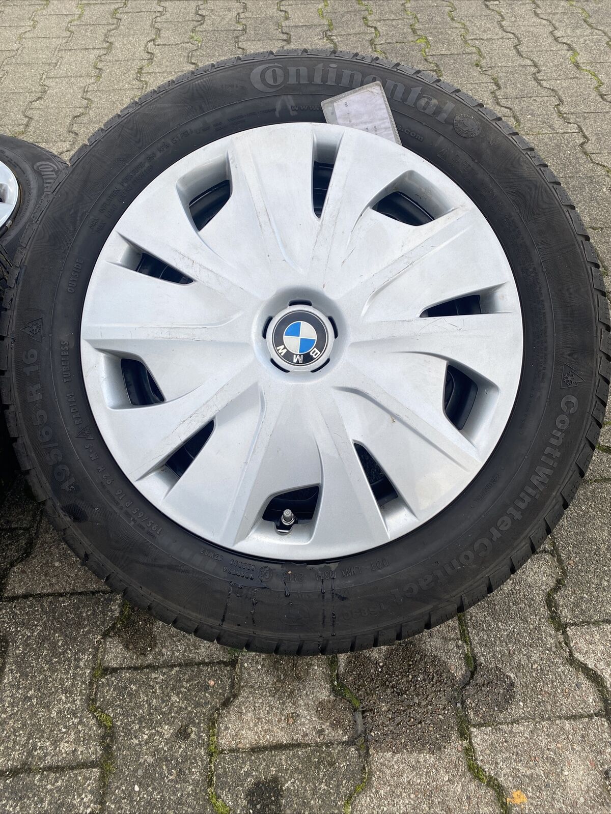 BMW F45 WINTERREIFEN CONTINENTAL 195 65 R16 92H RDCI SENSOREN RADKAPPEN 6864660