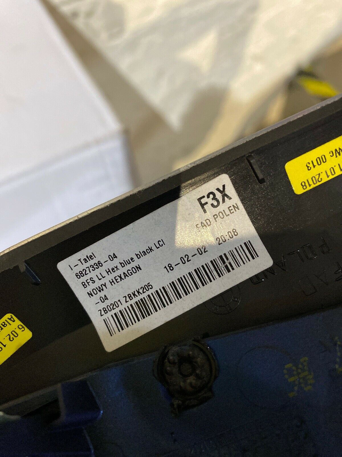 BMW F30 F31 Dekorblende 6827336 Alu HEXAGON M PAKET Frischluftgrill 9347436 HIGH