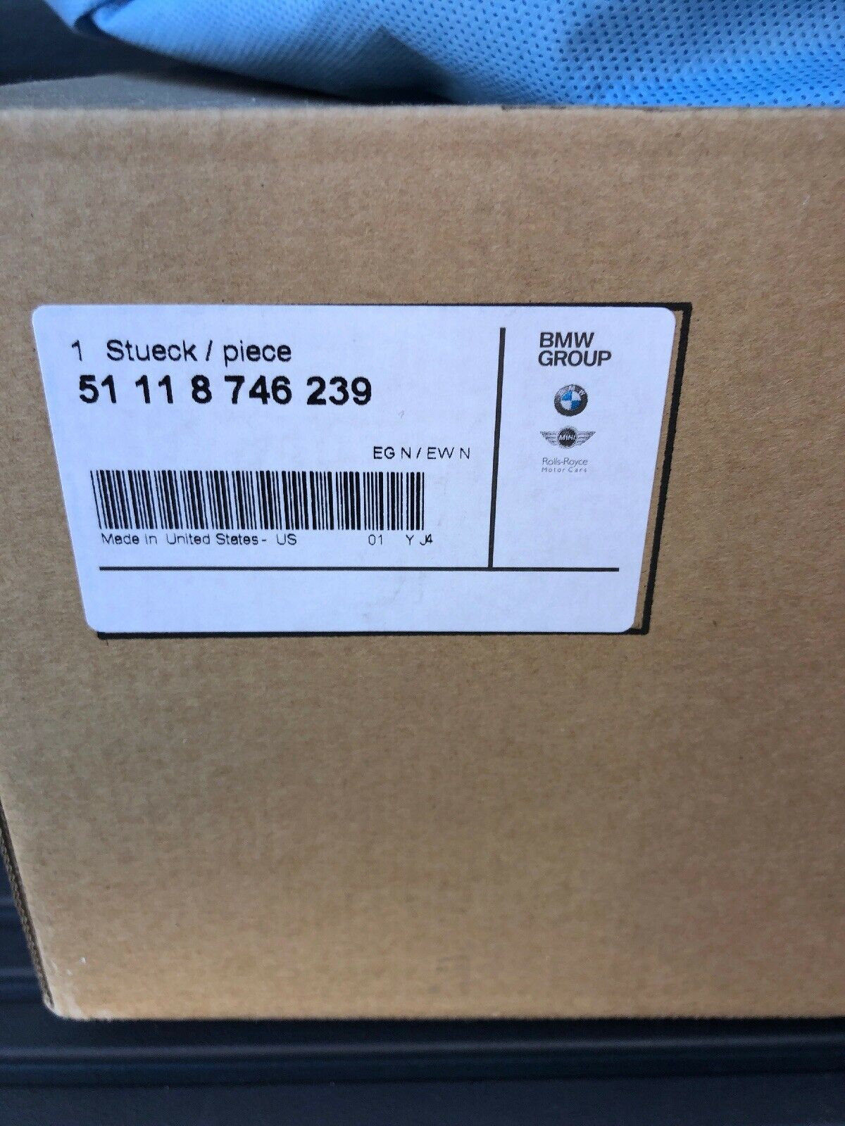 ORIGINAL BMW X5 G05 für M PAKET STOSSSTANGE NEUWERTIGE Gitter Lufteinlass links