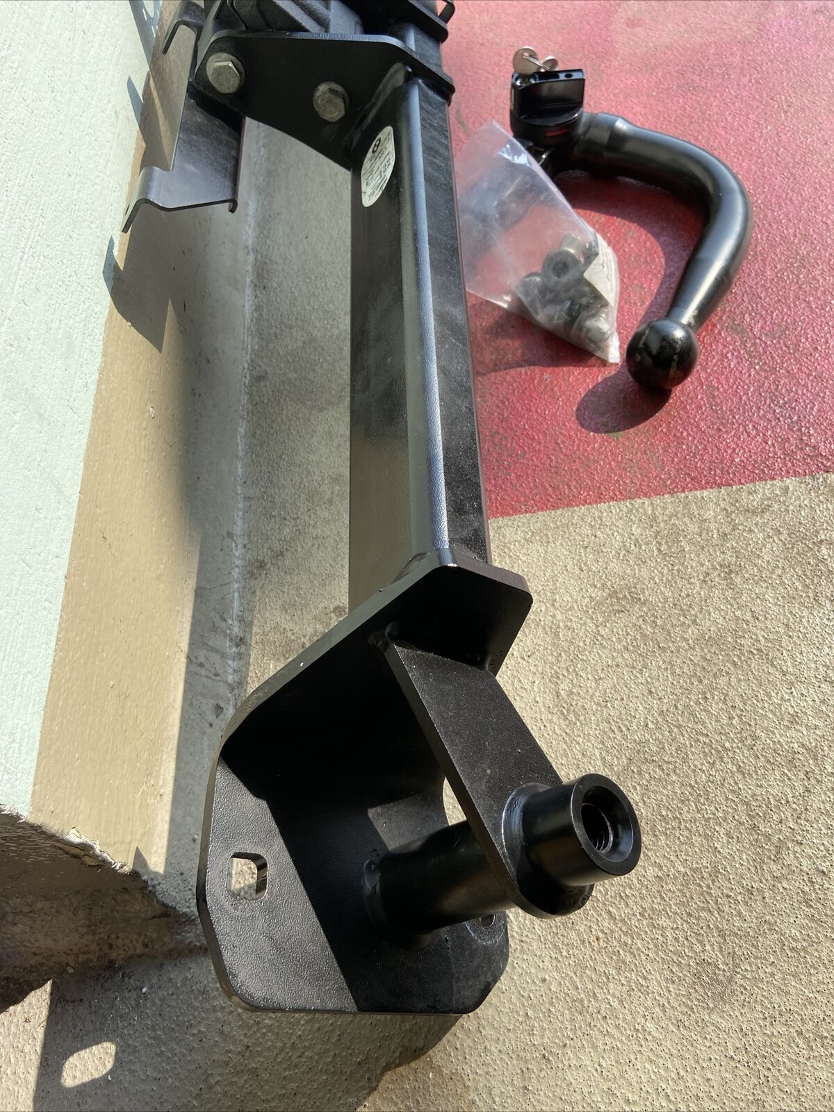 ORIG BMW X1 F48 ANHÄNGERKUPPLUNG abnehmbar QUERTRÄGER Verstärkung 6860955 NEUW.