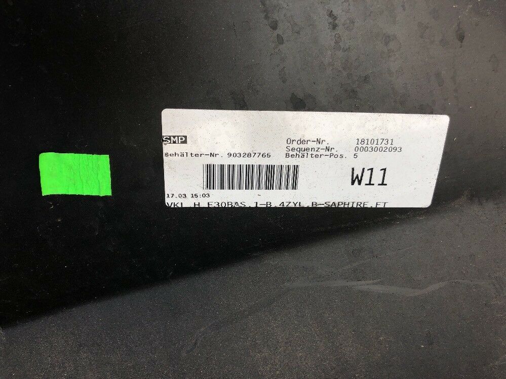 ORIGINAL BMW F30 Stoßstange VORFACELIFT Limousine BASIS mit PDC Black Saphire