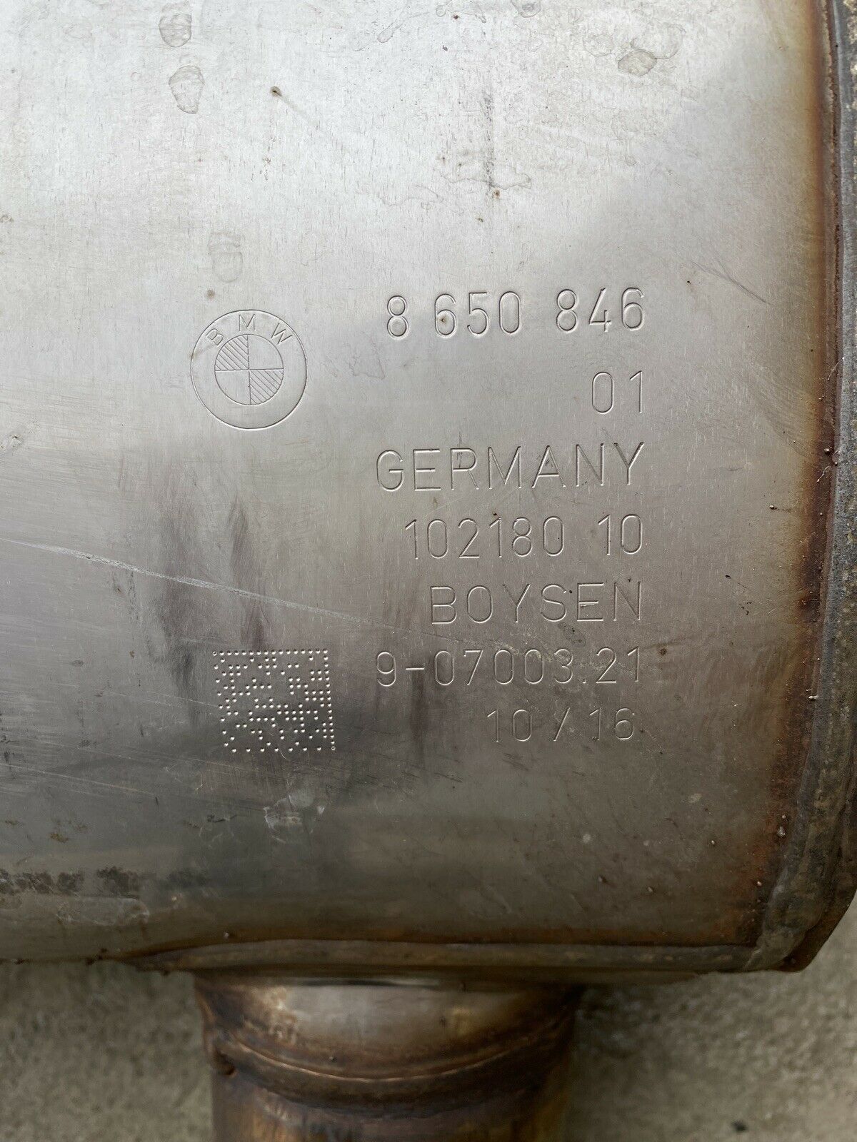 BMW F30 F32 KLAPPENAUSPUFF 440i Auspuff Endschalldämpfer Auspuffanlage 8650846