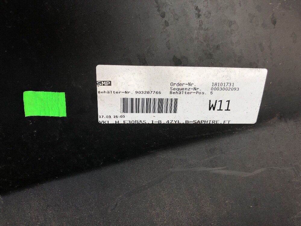 ORIGINAL BMW F30 Stoßstange VORFACELIFT Limousine BASIS mit PDC Black Saphire