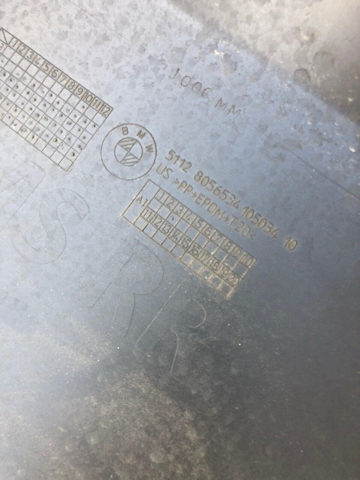 ORIGINAL BMW X6 F16 M Paket Stoßstange Sportpaket hinten Black Sapphire 8056534