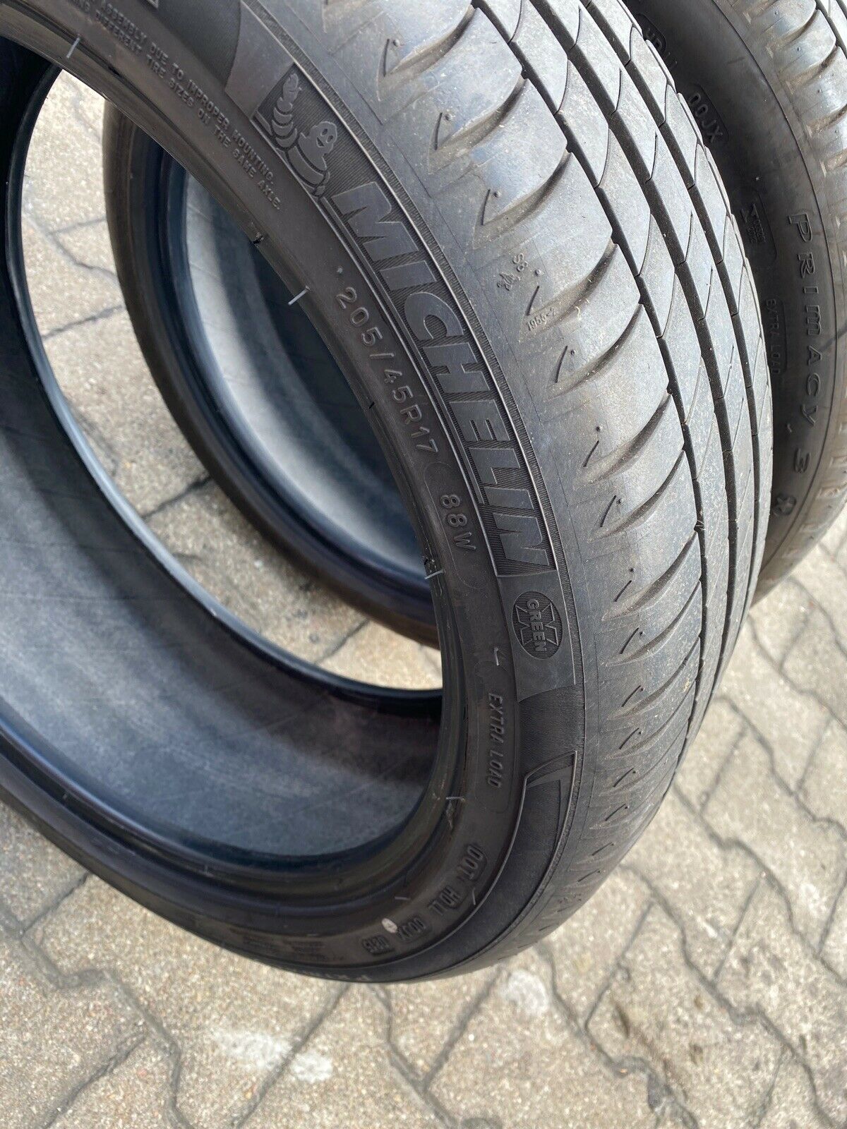 4x MINI Cooper F56 Sommerreifen 205 45 R17 88W MICHELIN PRIMACY 3 DOT0115- 3816