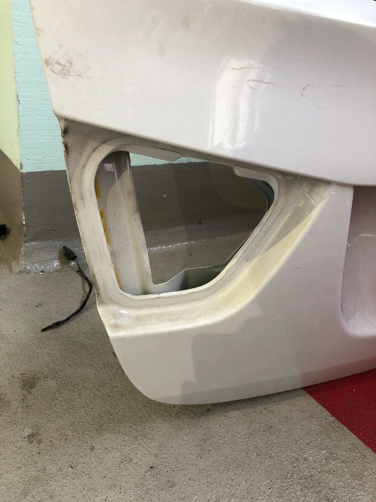 ORIGINAL BMW E91 LCI FACELIFT HECKKLAPPE TOURING ALPINWEISS