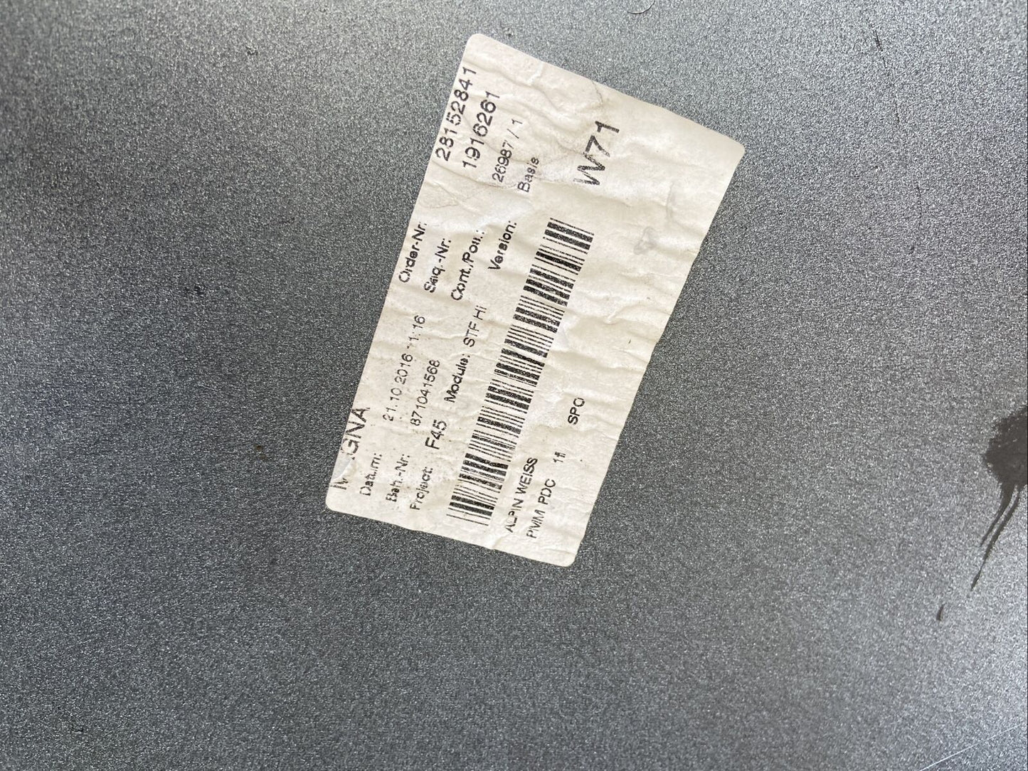 ORIG. BMW F45 2er Active Tourer Stoßstange 1 Bordig Motorhaube Tür 7408444