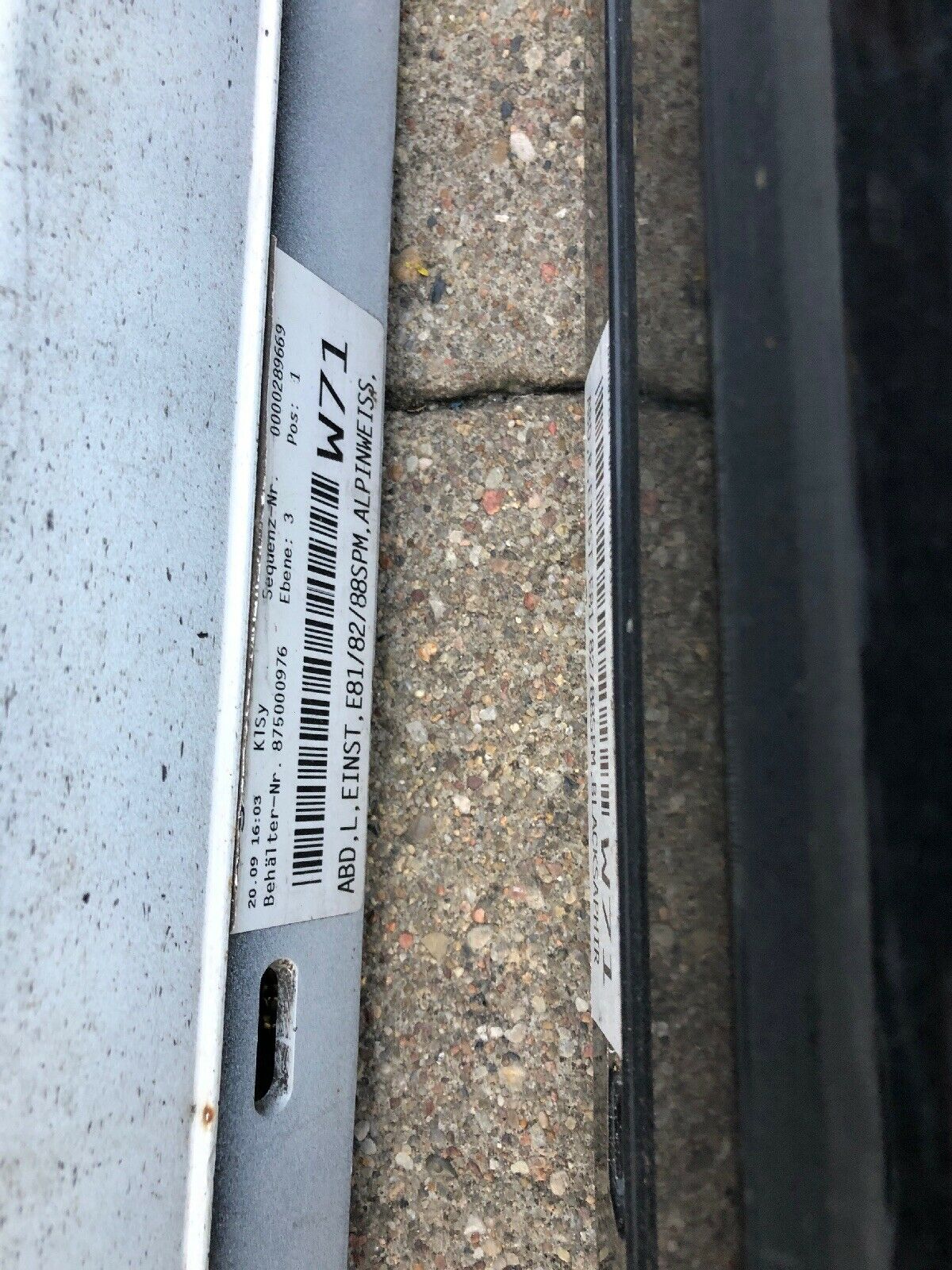 BMW E81 E82 E88 M Paket Seitenschweller RECHTS LINKS Schweller 8044663 & 8044664