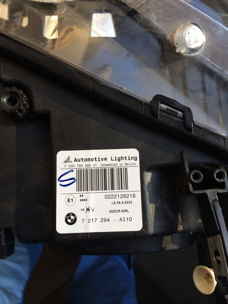 BMW X3 F25 Xenonscheinwerfer OHNE KURVENLICHT XENON 7217294 Steuergerät 2x Modul