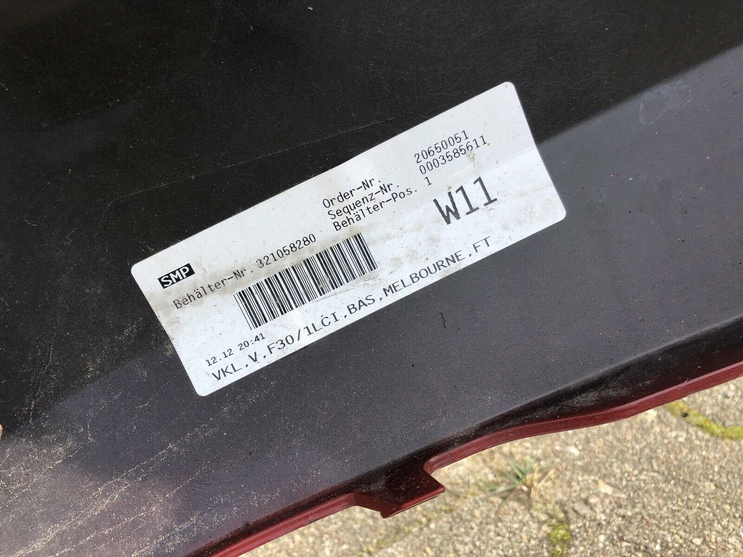 ORIGINAL BMW F30 F31 LCI FACELIFT Stoßstange PDC BASIS