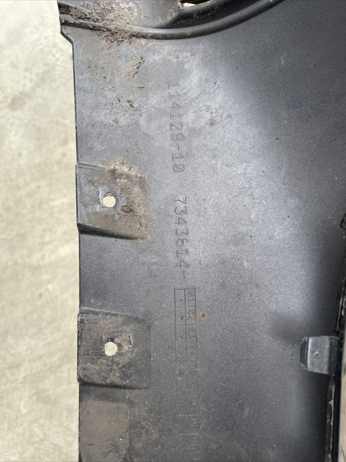 ORIGINAL MINI COOPER S SPORT F56 Stoßstange hinten 7343614 Midnight Black