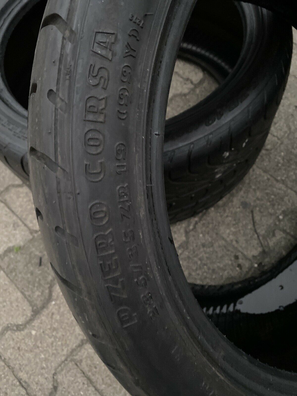 2x 285 35 ZR19 99Y PIRELLI P ZERO CORSA LEFT RIGHT FERRARI Sommerreifen DOT4313