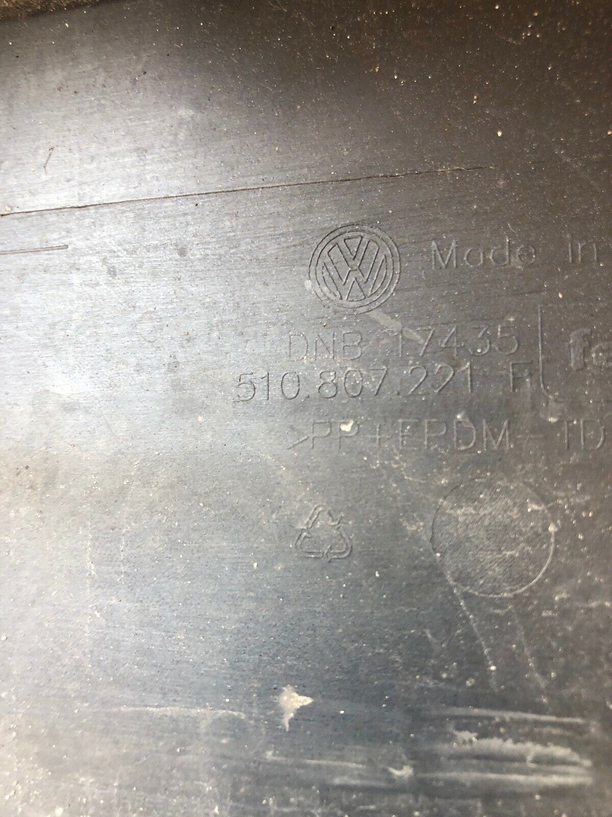 VW Volkswagen Golf A7 Sportsvan Stoßstange Vorne PDC SWR 510807221 F