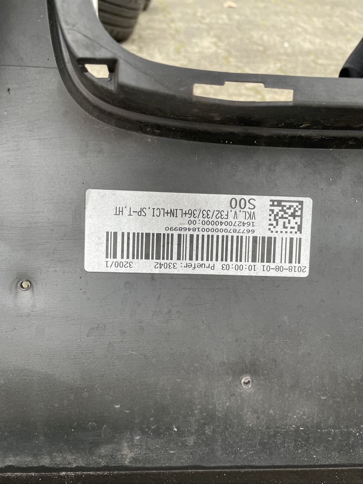 BMW F32 F33 F36 LCI FACELIFT Stoßstange SWR PDC SPORTLINE Black Saphire 7294651