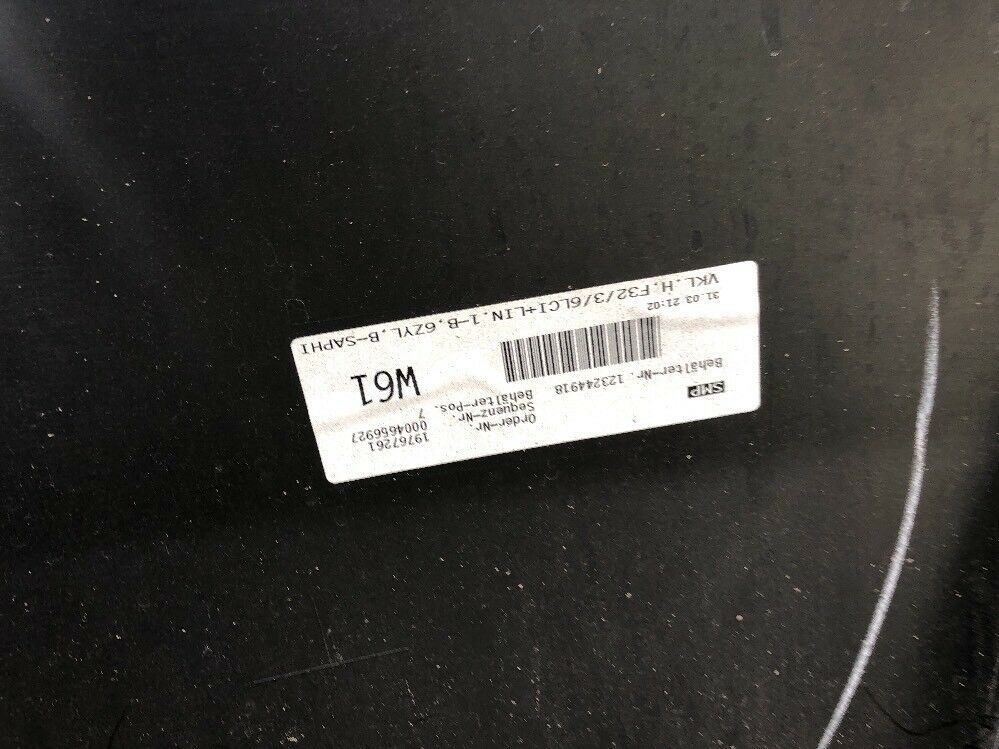 ORIG BMW F32 F33 F36 LCI FACELIFT Stoßstange PDC SPORTLINE Black Saphire 7432630