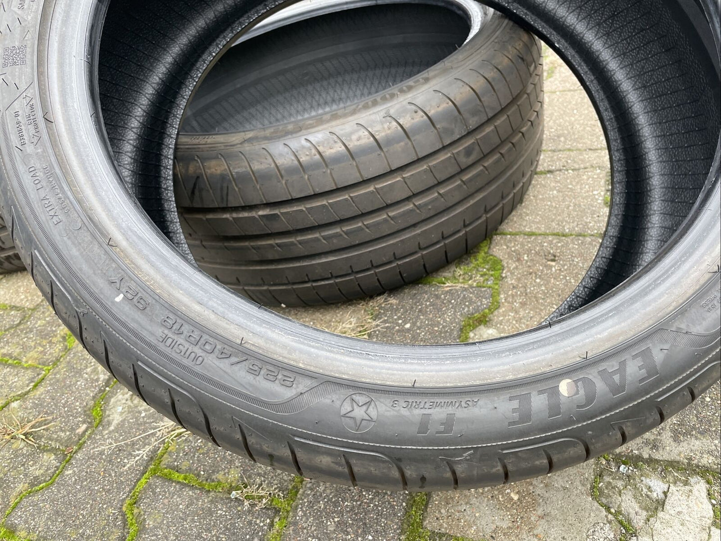 4x NEUW. GOODYEAR EAGLE F1 ASYMMETRIC 3 Sommerreifen 225 40 R18 92Y DOT2221 XL