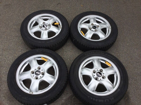 ORIG Mini Cooper R56 R50 Alufelgen 5 Star Sommerreifen 175 65 R15 84T TN 6768498