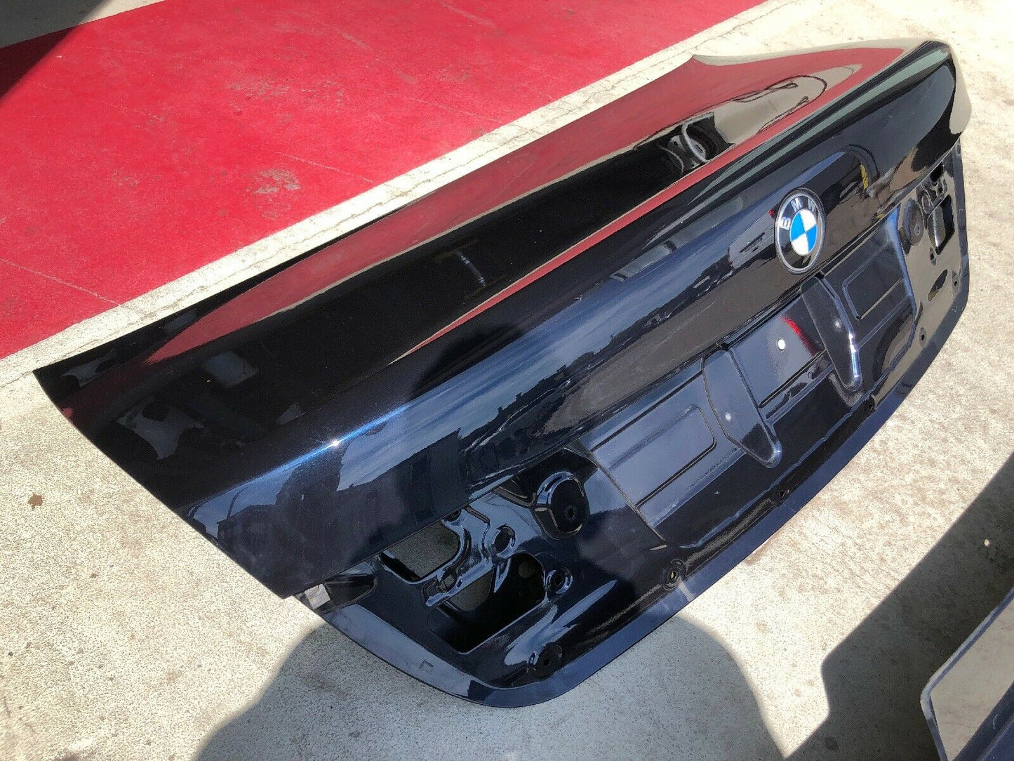 ORIGINAL BMW F01 Heckklappe mit Blende Kofferraumdeckel Carbonschwarz