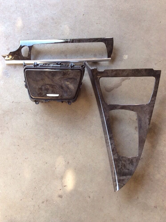 BMW F06 F12 F13 Mittelkonsole Dekorblende Interieurleisten Pappel GRAU 9197515