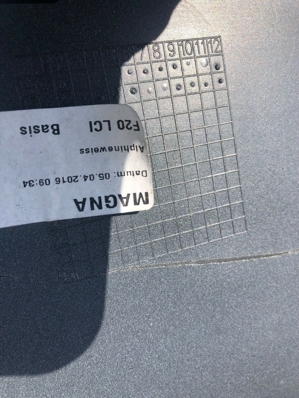 ORIGINAL BMW F20 F21 LCI FACELIFT Stoßstange Basis m PDC & KAMERA LOCH Alpinweiß