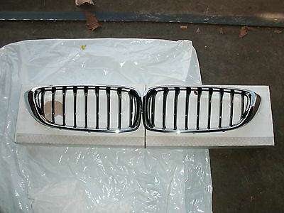 ORIG BMW F32 F33 F36 M Ziergitter Nieren Hochglanz schwarz 7294813 L 7294814 R