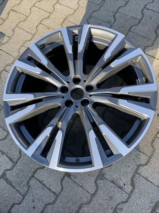 1x ORIGINAL BMW X7 G07 ALUFELGE 22 ZOLL Y Speiche 756 Felge 10.5J TN 6885462