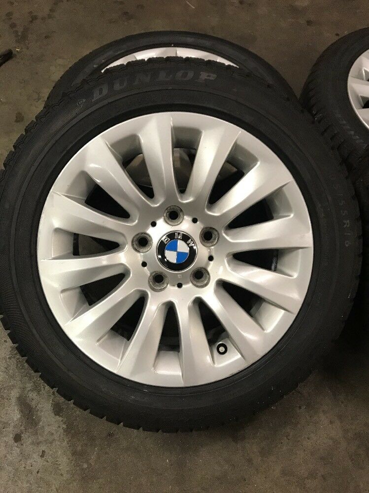 BMW E90 E91 LCI Alufelgen Styling 282 DUNLOP 205 55 R16 91H 6783628 WINTERREIFEN