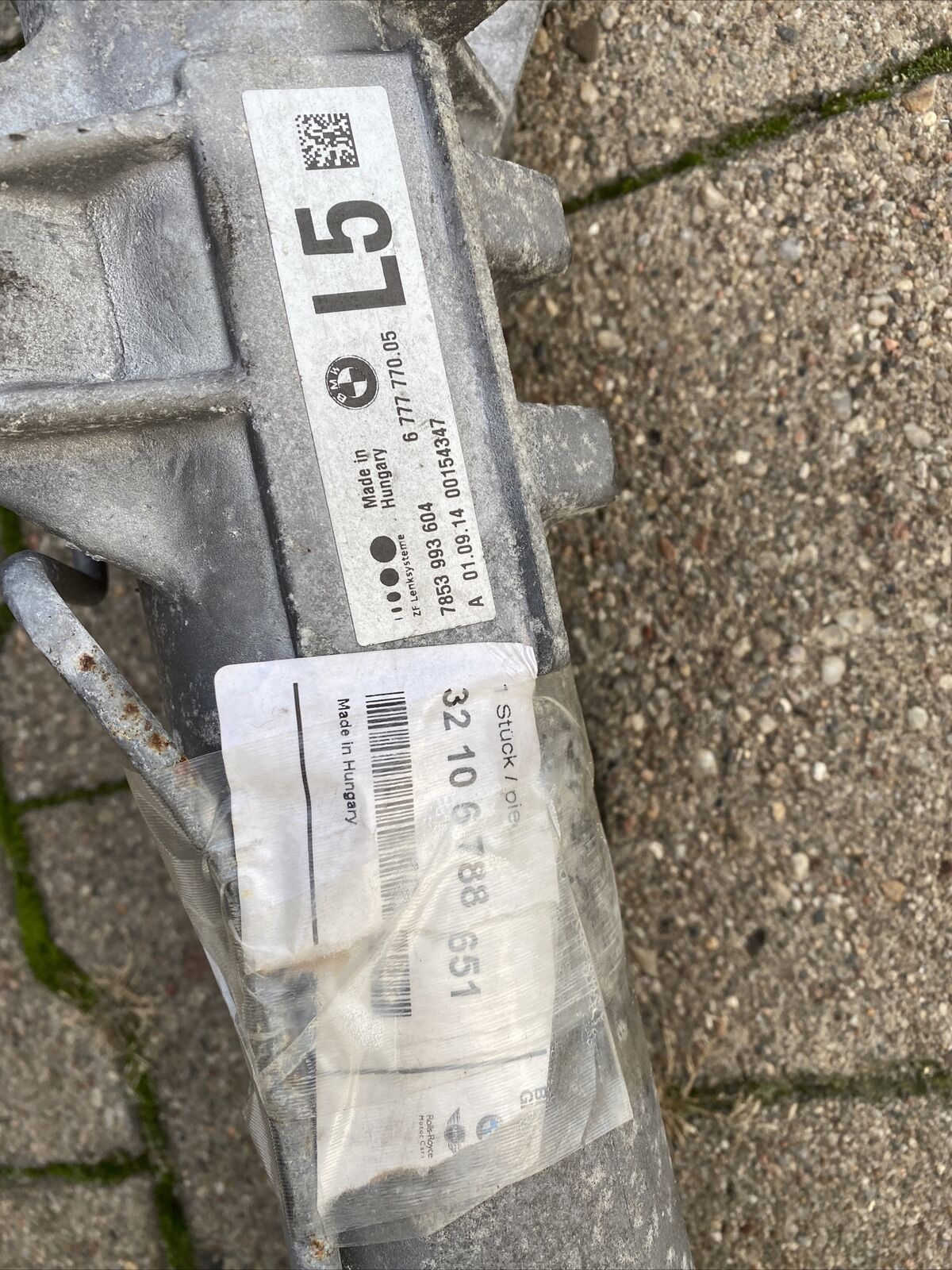 BMW F10 F11 F06 F12 F01 LENKGETRIEBE 6788651 inkl Spurstange Servotronic