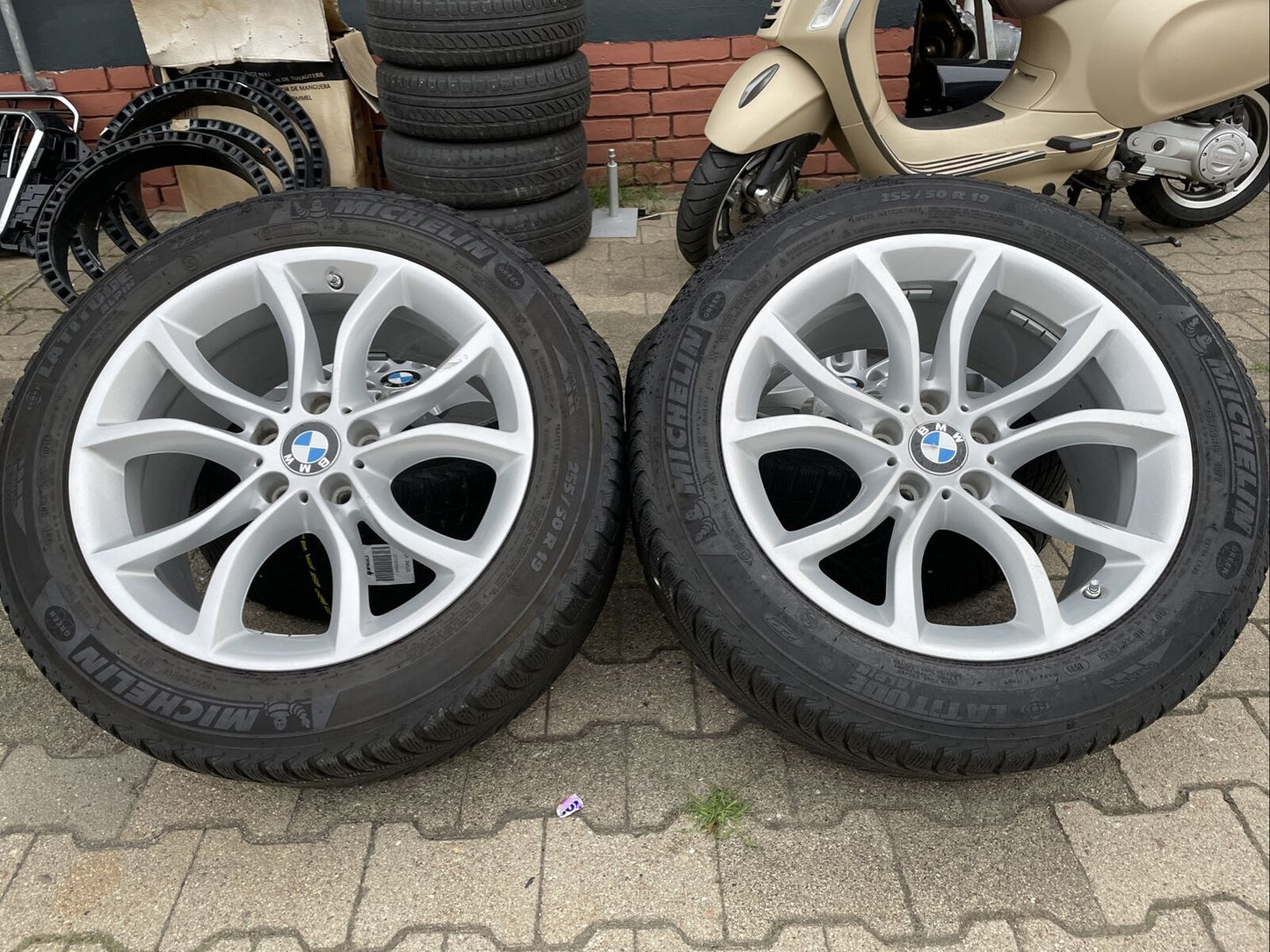 BMW X6 F16 Alufelgen Style 594 RDCI 9J 19 IS48 & 18 Winterreifen 255 50 R19 107V