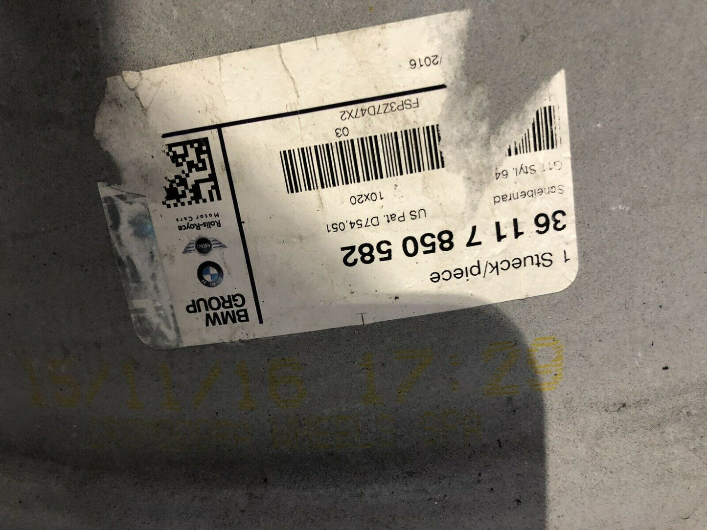 1x ORIGINAL BMW M PAKET G11 G12 G32 G33 M648 Alufelge 7850582 HINTERACHSE 648