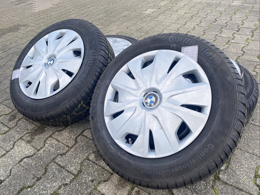 BMW F45 WINTERREIFEN CONTINENTAL 195 65 R16 92H RDCI SENSOREN RADKAPPEN 6864660