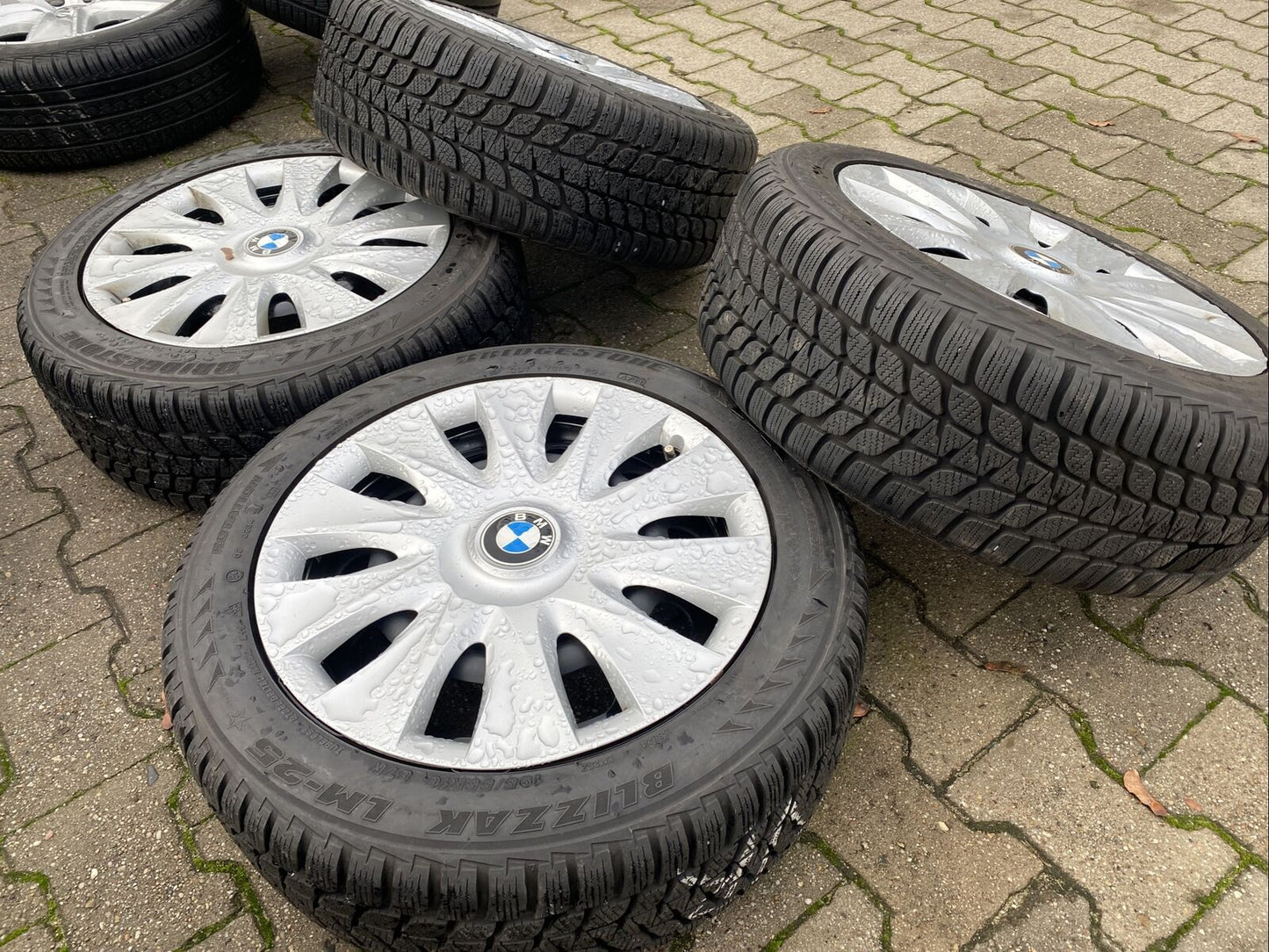 ORIGINAL BMW F20 F21 F22 WINTERREIFEN 195 55 R16 87H BRIDGESTONE RADKAPPEN