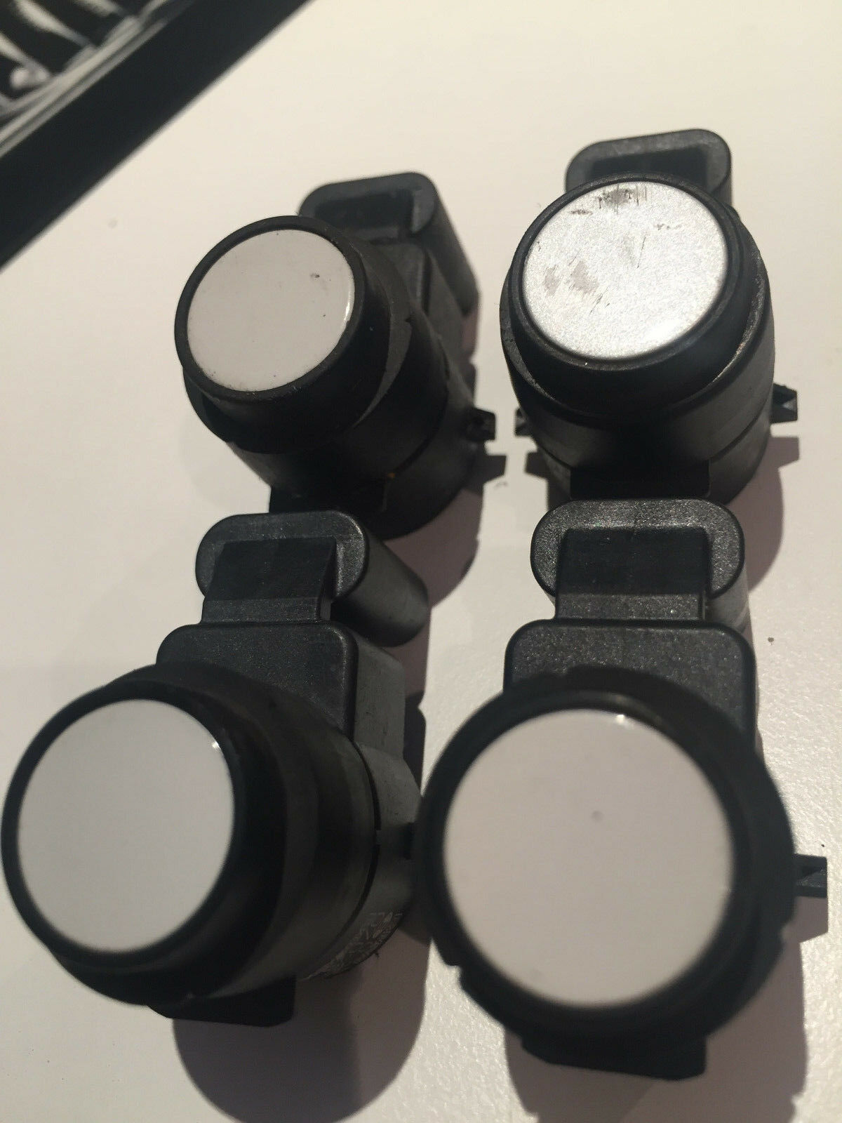 4x BMW E81 E82 E87 E88 E90 E91 E92 E93  PDC Sensor Weiss 6935598