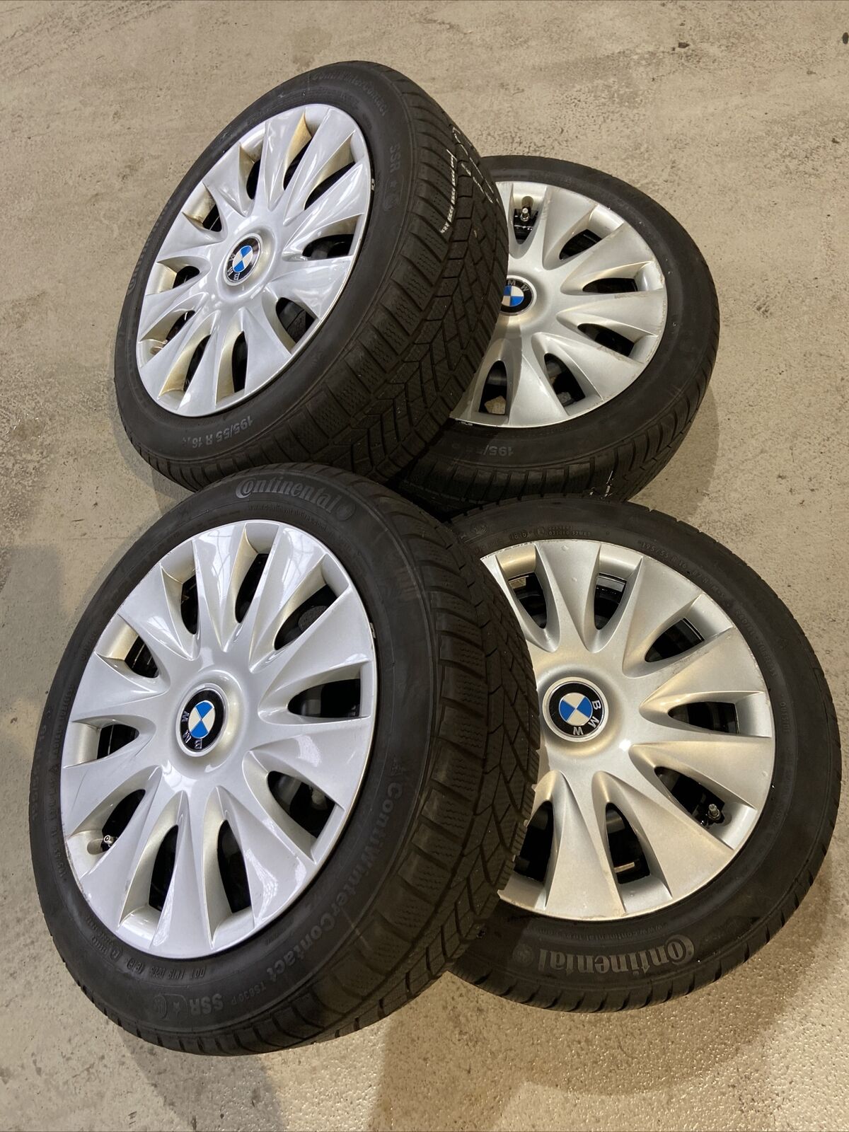 BMW F20 F21 WINTERREIFEN 195 55 R16 87H Continental RSC RDCI SENSOREN RADKAPPEN