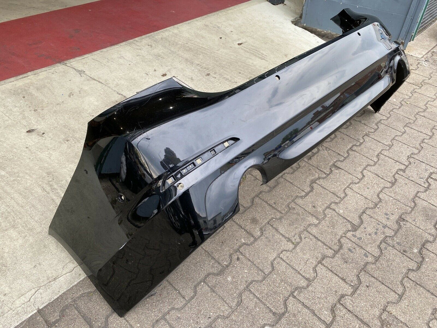 ORIGIN. BMW G30 5er LIMOUSINE Basis Stoßstange PDC HINTEN BLACK SAPPHIRE 7387294