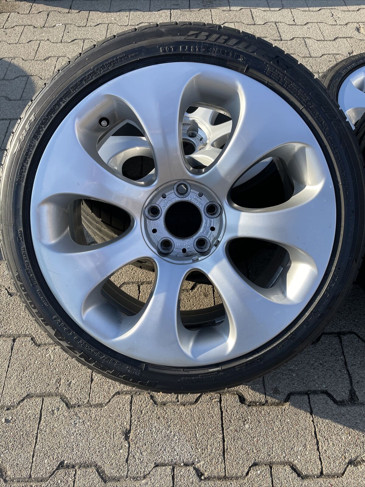 BMW E63 E64 ALUFELGEN Styling 121 TN 6760629 & 6760630 SOMMERREIFEN BRIDGESTONE
